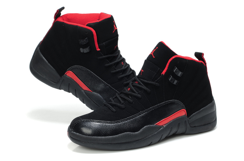 Air Jordan 12 Mens Shoes A Black/Red Online